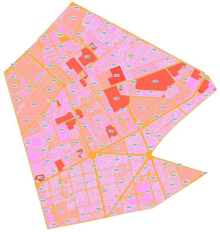 Dữ liệu Quy hoạch sử dụng đất đến năm 2020 Quận 10 - TP. Hồ Chí Minh